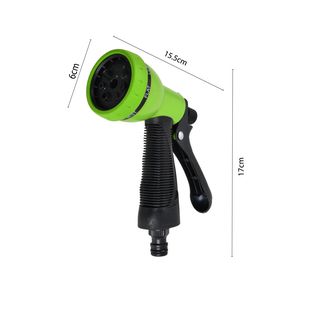 Tree O ปืนฉีดน้ำปรับ7รูปแบบ รุ่นGLB-8210-0 สีเขียวดำ