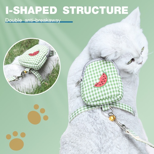 DUDUPETS สายจูงสัตว์เลี้ยง รุ่น S01-Mขนาด9.5X10X120ซม.สีเขียว