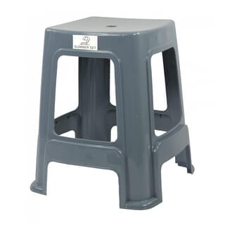 SUMMER SET เก้าอี้พลาสติก รุ่น นิวลุค FT-259/A ขนาด40x40x45 ซม.สีเทา