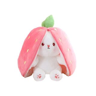 KOJI ตุ๊กตากระต่ายหัวสตรอเบอรี่ รุ่น KOJI-20 ขนาด25ซม. 