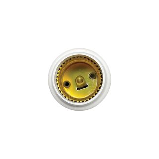 V.E.G. ขั้วหลอดไฟ E-27 รุ่น R028B (ขั้วกันน้ำ) สีขาว