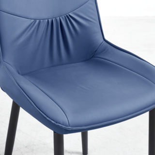 (1/2)PULITO  เก้าอี้รับประทานอาหาร รุ่่น DESTA-BU ขนาด 55x50x89 ซม. สีน้ำเงินเข้ม