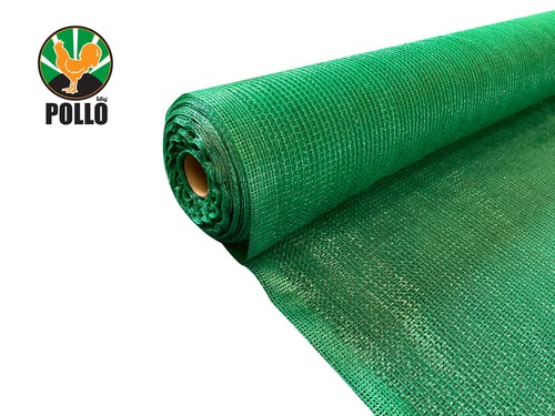 POLLO สแลน HDPE รุ่นSH-3210-55 ขนาด2x50ม. 50%(สามเข็ม) สีเขียว