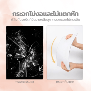 Nice กระจกเงาไม่มีกรอบ ทรงรี รุ่น JLLS009  ขนาด 45x60 ซม. สีใส