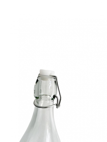 AILO ขวดแก้วมีจุกล็อก ลายหยดน้ำ 1 ลิตร BOCAN