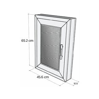 WT บานซิงค์เดี่ยว 45x65CM. GB สีขาว