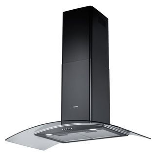 MEXเครื่องดูดควันกระโจมทรงกระจกโค้ง สีดำ รุ่น MC390BV