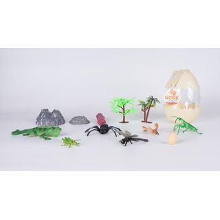 TOYS  ชุดสัตว์แมลงและสัตว์เลื่อยคลาน 12 ชิ้น