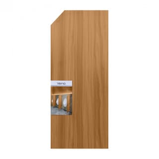 VERNO แผงกั้นโถปัสสาวะ PVC  ขนาด 120x55x1.2ซม. รุ่น BP-01 สีน้ำตาล (½)