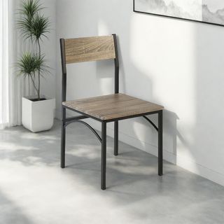 Delicato ชุดโต๊ะอาหาร 2 ที่นั่ง รุ่น Yuki โต๊ะ:75X75x76 ซม. เก้าอี้:46X51X82ซม. สีน้ำตาลอ่อน