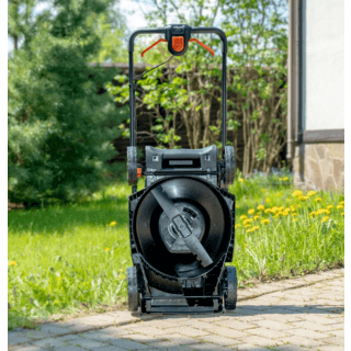 SENIX รถเข็นตัดหญ้าเดิน 1600W รุ่นLPPE16-M1-EU  สีน้ำเงิน (พ่วงสายไฟ8เมตร)