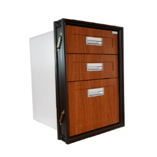 CLOSE ตู้ลิ้นชัก 3 ชั้น ABS 45.5x65.5x50 ซม. BROWNIE สีน้ำตาลพรีเมี่ยม