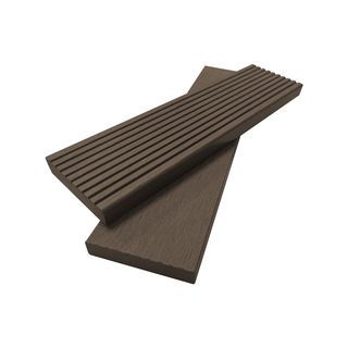 GREAT WOOD ไม้ตกแต่งขอบ B12-51CH ขนาด 12x51x2800มม. สีช็อกโกแลต