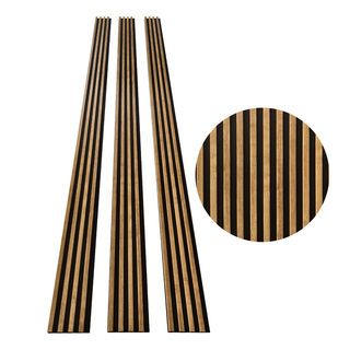 GREAT WOOD ไม้ฝ้าระแนง WPC GP-IN26 16.8*2.4*290 ซม. 2Tone Warm Brown
