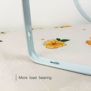 DELICATO ฉากรับชั้นเหล็ก รุ่นTJ-3002  ขนาด19x24x3.5ซม.  สีขาว