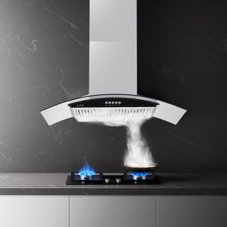 KOCH KITCHEN เครื่องดูดควันติดผนัง 90 ซม. PWG90 สีเงิน