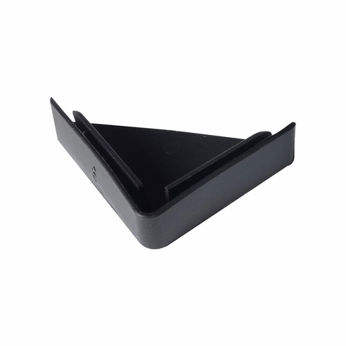 ปืนใหญ่ พลาสติกรองขาเหล็กฉากรู ขนาด 4.2x4.2x1.2ซม. สีดำ บรรจุ 8ชิ้น/ถุง