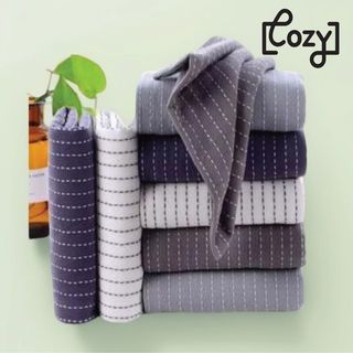 COZY ผ้าขนหนู รุ่น GTL007-WH ขนาด 70x140 ซม. สีขาว