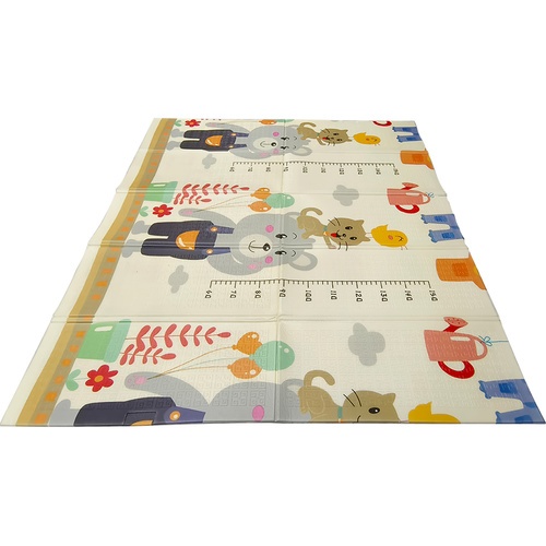 NINO WORLD เสื่อรองคลานพับเก็บได้ รุ่น ST-04 ขนาด 180x200x1 ซม. คละลาย