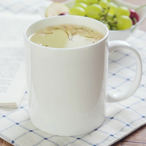 AILO แก้วเซรามิค 8 ซม. 350 มล. DAINA  สีขาว