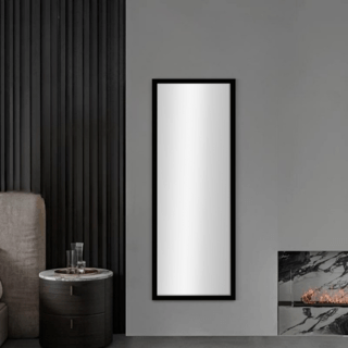 Nice กระจกมีกรอบ (PS) รุ่น สลิม-แบล็ค ขนาด 30x90 ซม. สีดำ 