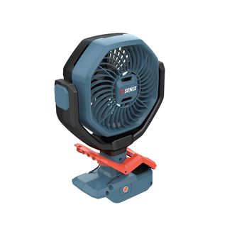 SENIX พัดลมไฟฟ้าไร้สาย Brushless 4นิ้ว 20V(Max) รุ่นFNX2-M2-EU สีน้ำเงินดำ (เฉพาะเครื่อง)