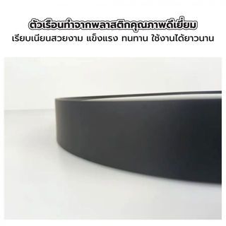 COZY นาฬิกาแขวนทรงกลม รุ่น ADAMUS-BK ขนาด 30x30x4.5ซม. สีดำ