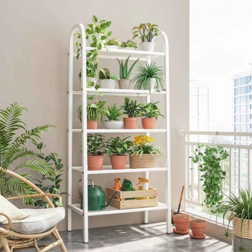  Tree ‘O ชั้นวางกระถางต้นไม้ 5 ชั้น รุ่นFS050 ขนาด30X50X150ซม. สีขาว