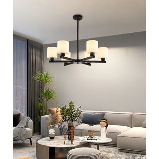EILON ชุดโคมไฟแขวนเพดาน LED 36W สีดำ รุ่น ETYD-BCMD6638/6