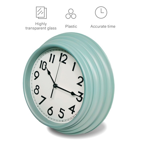 COZY นาฬิกาแขวนผนัง รุ่น VIDA-GN ขนาด 35.7x35.7x5.0 ซม. สีเขียว