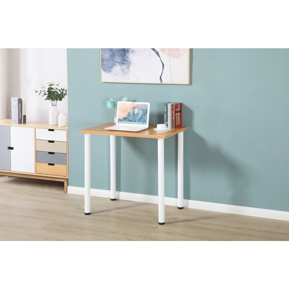 SMITH โต๊ะทำงาน รุ่น WK8060WDWT ขนาด 80x60x75 ซม. ท็อปหนา 2.3 ซม.สีไม้ (1/2)