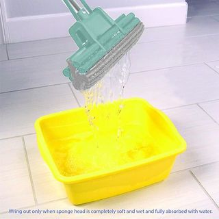 ICLEAN ม็อปฟองน้ำ PVA ดับเบิ้ลโรลเลอร์ ขนาด 6x27x120 ซม.รุ่น UN3302GR สีเขียว