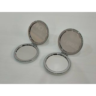 USUPSO กระจกพกพาทรงกลม(คละสี)ขนาด 7.0x7.0x1.0ซม.(#X)