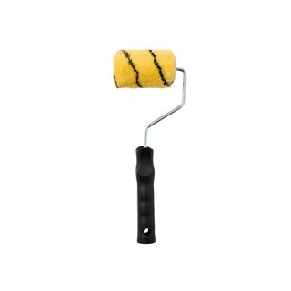 PRO Renovator ลูกกลิ้งทาสีพร้อมด้าม 4นิ้ว (ขนยาว12มม.) รุ่น GBH-RSPR-1 สีเหลือง-ดำ