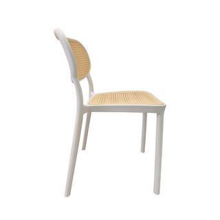 Pulito เก้าอี้พลาสติก รุ่น Gigi-01 ขนาด 53.8x47.5x78 ซม. สีขาว