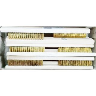 แปรงลวดทองเหลือง จีน 5 แถว