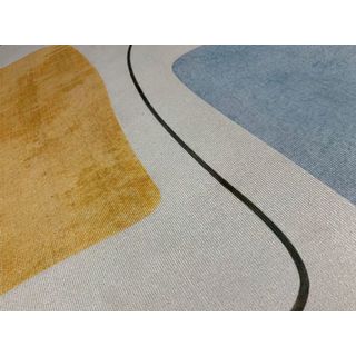 COZY พรมปูพื้นสไตล์นอร์ดิก รุ่น SAKAMA-01 ขนาด 90×150×0.6 ซม. สีเบจ