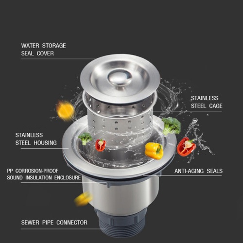CLOSE อ่างล้างจานขอบฝัง 2 หลุมมีที่พัก SUS304 120x50x22 ซม. ST2-12050