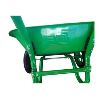 TUF รถเข็นปูนล้อคู่ (ล้อตัน) รุ่น HB4511A/O ขนาด 670x1230x620mm. (รับน้ำหนัก250kg./65ลิตร) สีเขียว