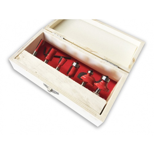 BISON ชุดดอกเร้าเตอร์ ¼ นิ้ว (6 ดอก) รุ่น DTRT015