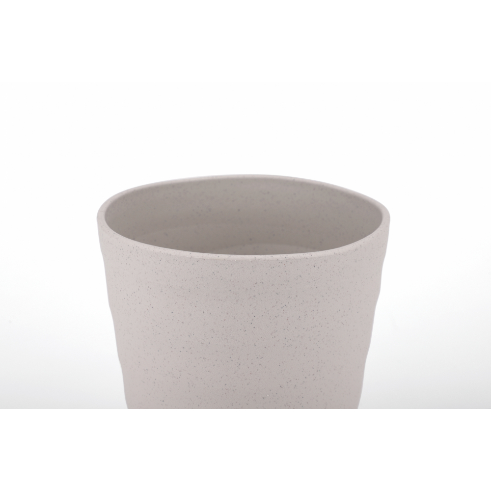 Tree‘O กระถางต้นไม้ทรงกลม รุ่น6PY009-WH ขนาด15x16ซม. (6นิ้ว)  สีขาว