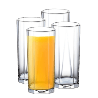 AILO แก้วน้ำดื่ม VIVA ชุด 4 ใบ/แพ็ค ขนาด 380 มล.