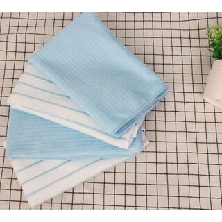 Kleanzy ผ้าเช็ดทำความสะอาด พิมพ์ลาย 4 ชิ้น ขนาด 40x40 ซม. รุ่น TG59736 คละสี