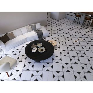 La Arezza กระเบื้องพอร์ซเลน 60X60 ซม รุ่น Elita ไวท์ มาเบิล แกรนเดอร์  PJ6603W   Hi glossy (4P / 1.44 sqm) DGD