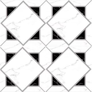 La Arezza กระเบื้องพอร์ซเลน 60X60 ซม รุ่น Elita ไวท์ มาเบิล แกรนเดอร์  PJ6603W   Hi glossy (4P / 1.44 sqm) DGD