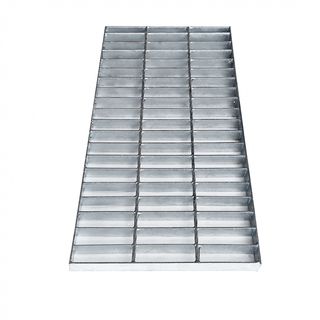 ปืนใหญ่ ตะแกรงรางน้ำชุบกัลวาไนซ์ ขนาด 30x60x2.5ซม.หนา3มม.สีเงิน