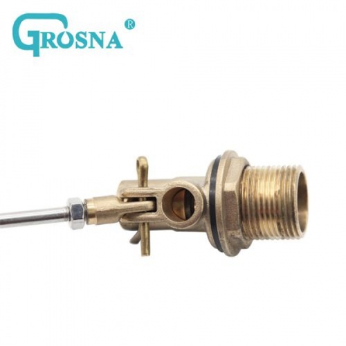 GROSNA ลูกลอยแท้งค์น้ำสเตนแลส ก้านทองเหลือง ขนาด 1