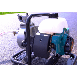 OO POWER เครื่องสูบน้ำ 2 จังหวะ 40.2CC. รุ่น OO-WP25B ขนาด 1 นิ้ว สีเขียวดำ