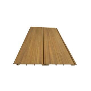 GREAT WOOD ไม้ฝ้าระแนงภายใน WPC P10-120 10x120x2900 มม. TEAK