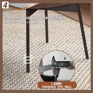 DELICATO เก้าอี้อเนกประสงค์ รุ่น Moya ขนาด 48x40x75 ซม. สีเทา